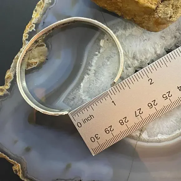 Lloyd Becenti Sterling Silver Horses in Desert Storyteller Bracelet For Women #3 - Picture 8 of 10